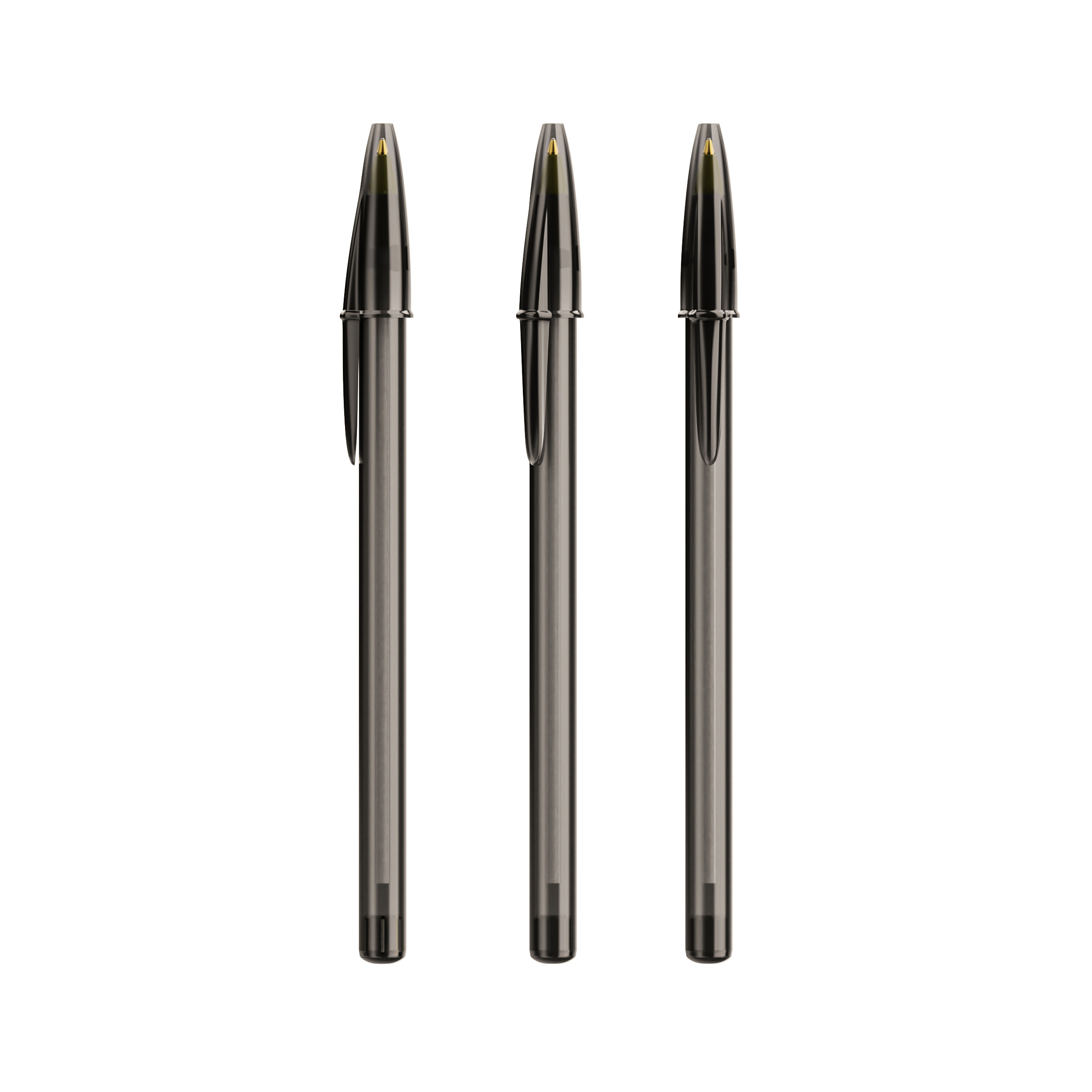 Stylo bille publicitaire BIC® Style Gris foncé - encre bleue